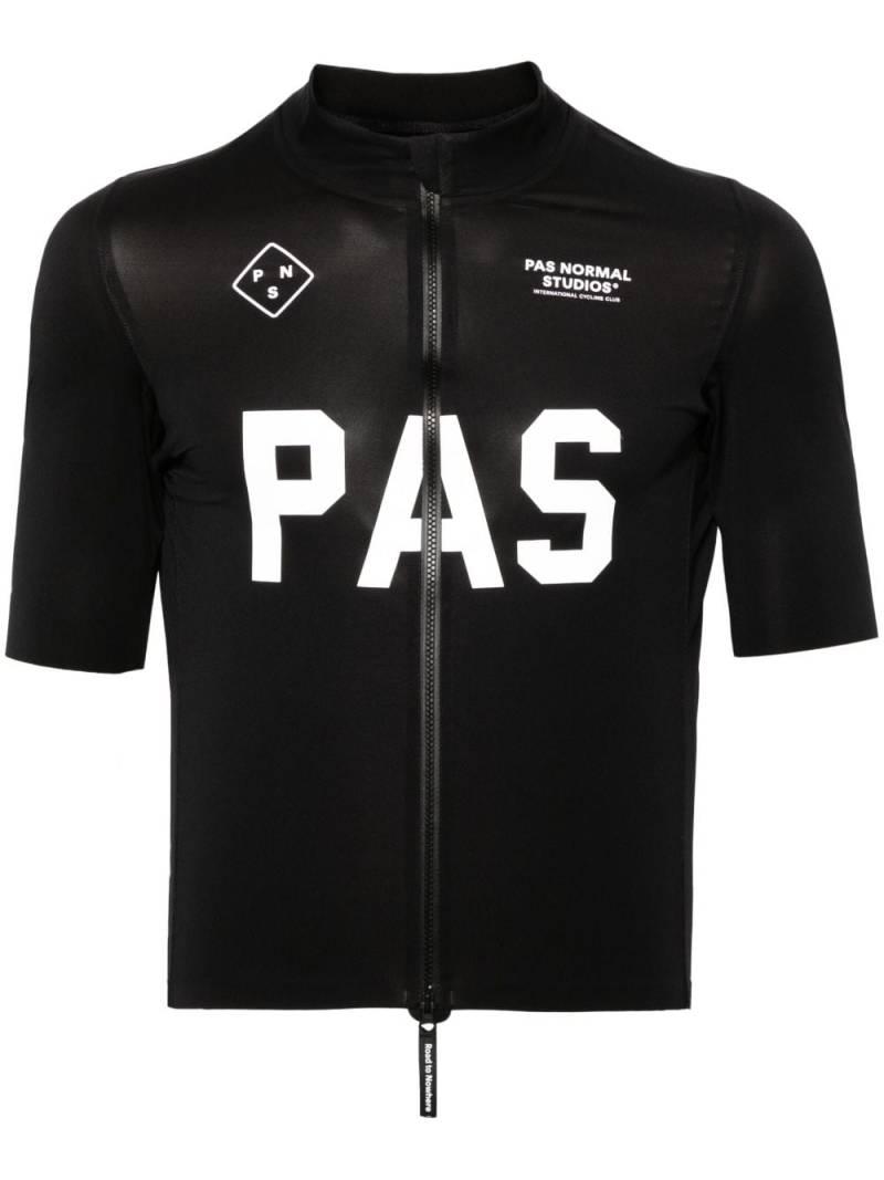 Pas Normal Studios Mechanism Pro Rain cycling vest - Black von Pas Normal Studios