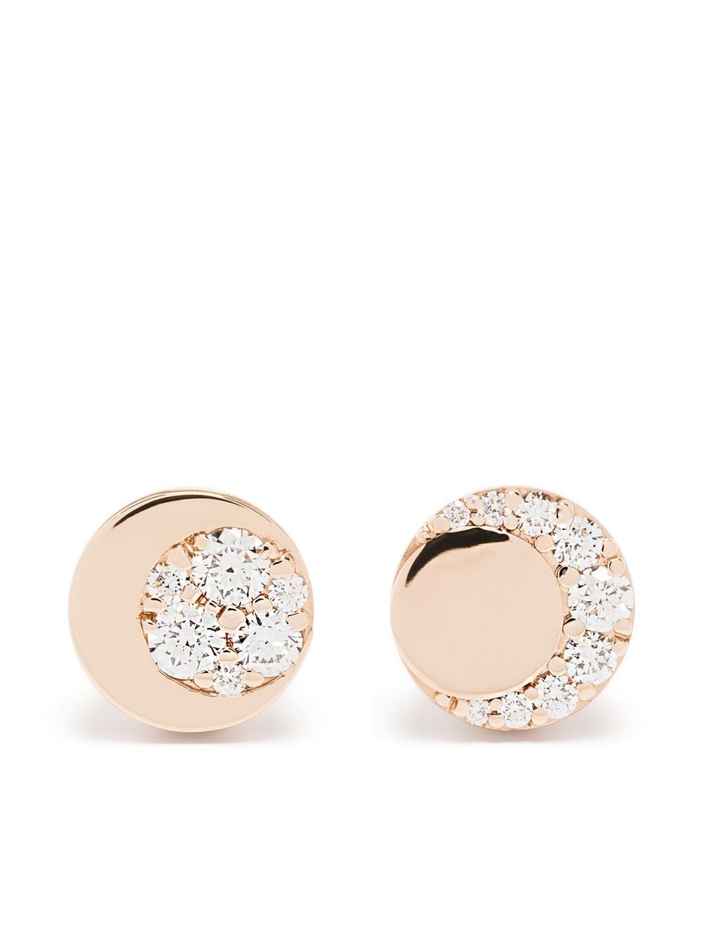Pasquale Bruni 18kt rose gold Luce diamond stud earrings - Pink von Pasquale Bruni
