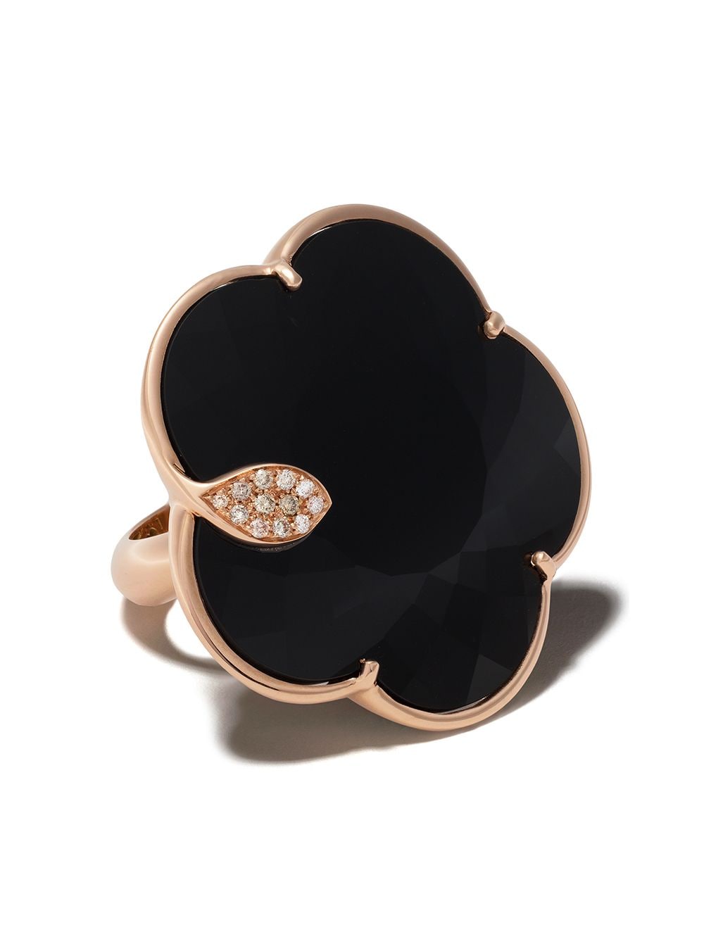 Pasquale Bruni 18kt rose gold Ton Jolì onyx and diamond cocktail ring - Pink von Pasquale Bruni