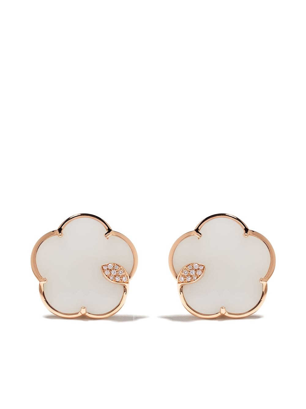 Pasquale Bruni 18kt rose gold diamond Bon Ton earrings - Pink von Pasquale Bruni