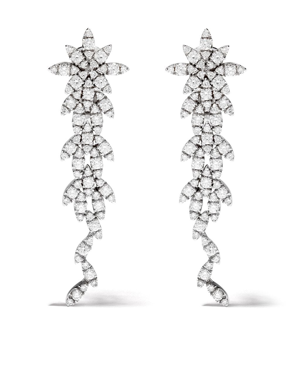 Pasquale Bruni 18kt white gold Ghirlanda diamond earrings - Silver von Pasquale Bruni