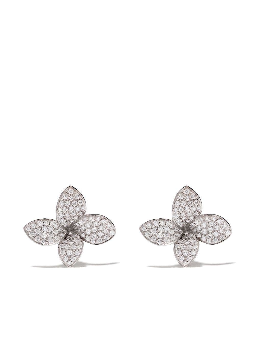 Pasquale Bruni 18kt white gold diamond Petit Garden earrings - Silver von Pasquale Bruni