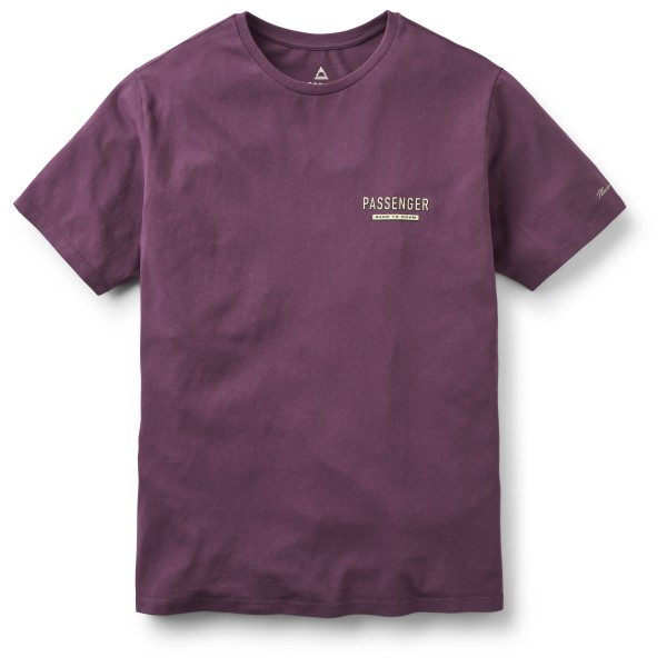 Passenger - Kavan Recycled Cotton T-Shirt - T-Shirt Gr L;M;S;XL;XXL lila;weiß Passenger - Kavan Recycled Cotton T-Shirt - T-Shirt Gr L;M;S;XL;XXL lila;weiß von Passenger