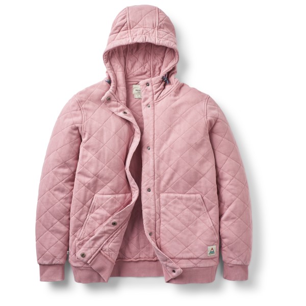 Passenger - Women's Clementine Recy. Quilted Popper Up Hoodie - Hoodie Gr XXL rosa Passenger - Women's Clementine Recy. Quilted Popper Up Hoodie - Hoodie Gr XXL rosa von Passenger