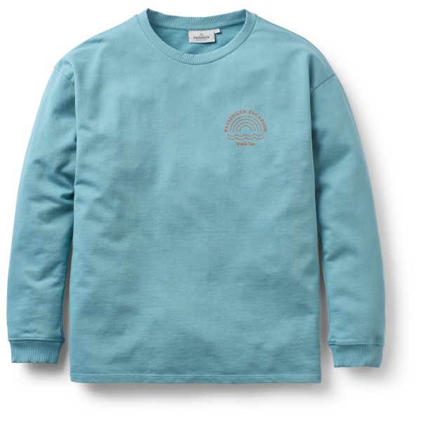 Passenger - Women's Rainbow Recy. Cotton Oversized Sweatshirt - Longsleeve Gr S türkis Passenger - Women's Rainbow Recy. Cotton Oversized Sweatshirt - Longsleeve Gr S türkis von Passenger