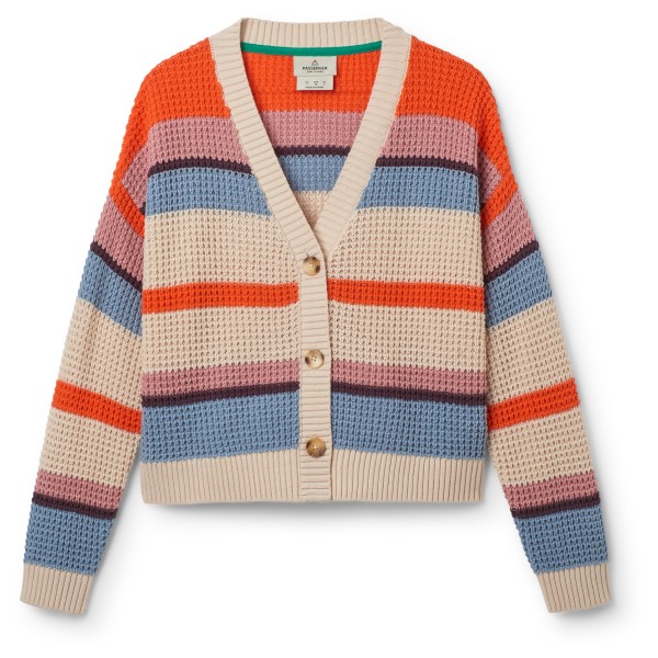Passenger - Women's Reflection Open Knit Stripey Cardigan - Pullover Gr XL beige Passenger - Women's Reflection Open Knit Stripey Cardigan - Pullover Gr XL beige von Passenger