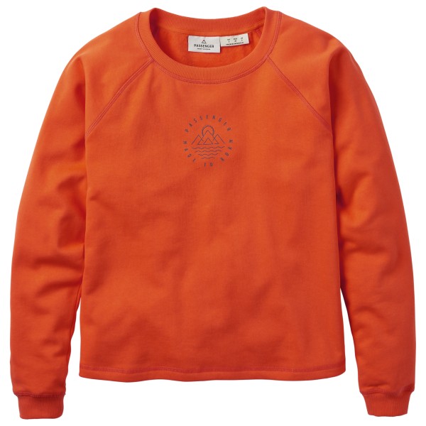 Passenger - Women's Remote Recycled Cotton Sweatshirt - Longsleeve Gr L rot Passenger - Women's Remote Recycled Cotton Sweatshirt - Longsleeve Gr L rot von Passenger
