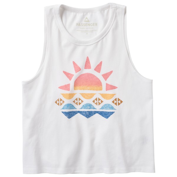 Passenger - Women's Sunray Recycled Cotton Vest - Top Gr M weiß Passenger - Women's Sunray Recycled Cotton Vest - Top Gr M weiß von Passenger