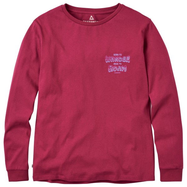 Passenger - Women's Woodcut Recycled Cotton L/S T-Shirt - Longsleeve Gr S rosa Passenger - Women's Woodcut Recycled Cotton L/S T-Shirt - Longsleeve Gr S rosa von Passenger
