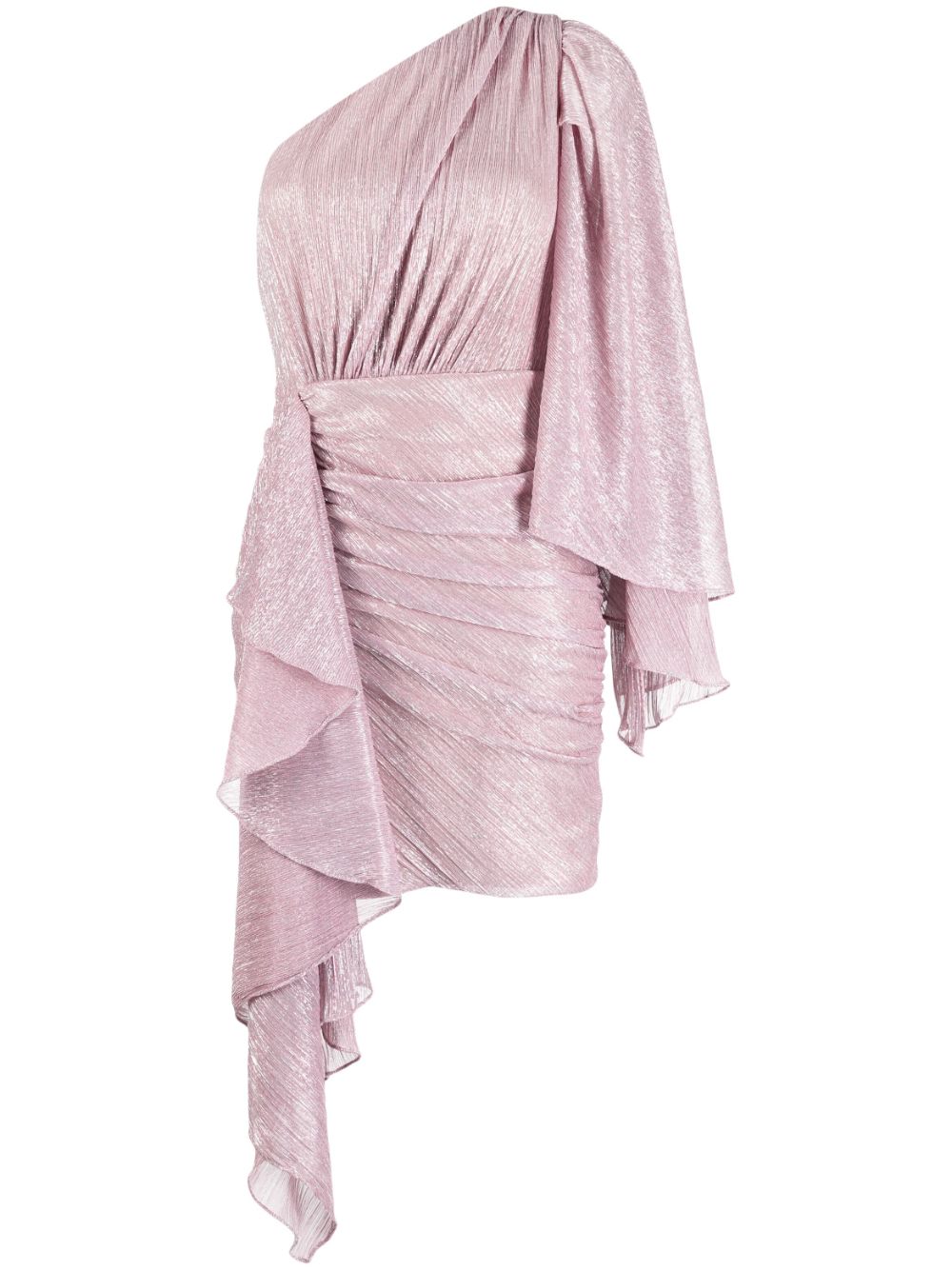 PatBO one-shoulder draped mini dress - Pink von PatBO