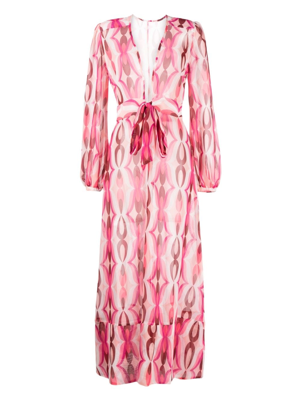 PatBO tied-waist beach dress - Pink von PatBO