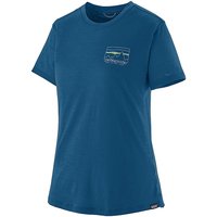 PATAGONIA Damen Funktionsshirt Capilene® Cool Merino Graphic blau | M von Patagonia