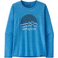 PATAGONIA Damen Funktionsshirt Long-Sleeved Capilene® Cool Daily Graphic blau | S von Patagonia