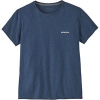 PATAGONIA Damen T-Shirt P-6 Logo Responsibili blau | L von Patagonia