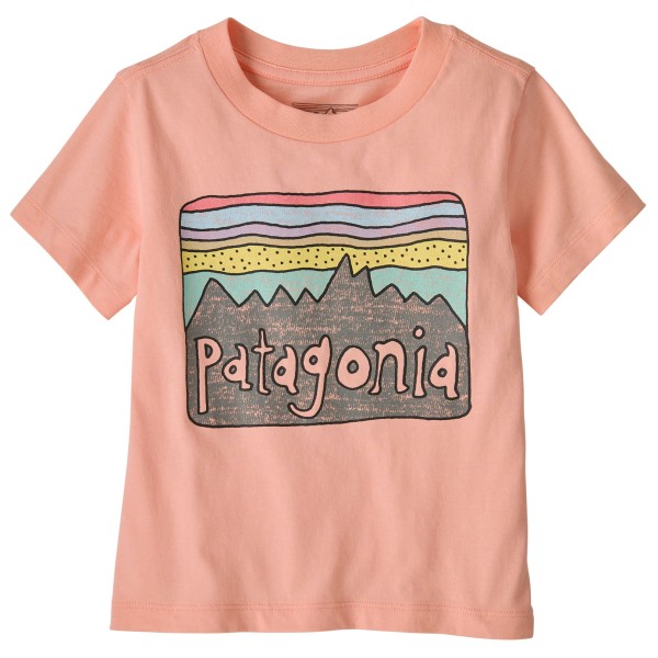 Patagonia - Baby Fitz Roy Skies - T-Shirt Gr 5 Years rosa Patagonia - Baby Fitz Roy Skies - T-Shirt Gr 5 Years rosa von Patagonia
