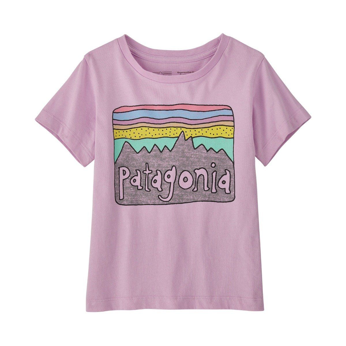 Patagonia Baby Regenerative Organic Certified Cotton fitz roy skies T-Shirt-4A 4A von Patagonia