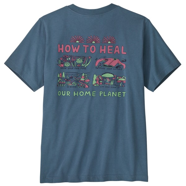 Patagonia - Kid's Graphic - T-Shirt Gr M blau von Patagonia