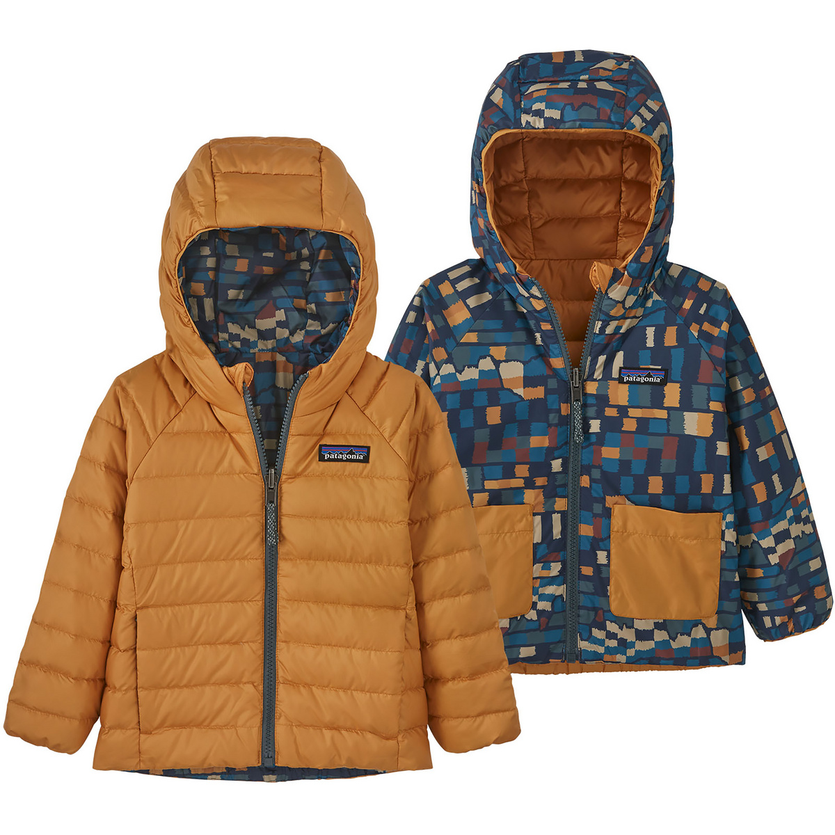 Patagonia Kinder Revers Down Sweater Hoodie Jacke von Patagonia