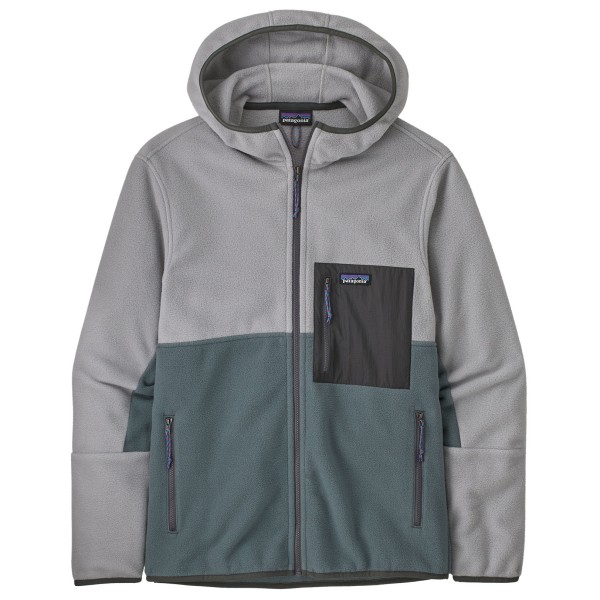 Patagonia - Microdini Hoody - Fleecejacke Gr L grau von Patagonia