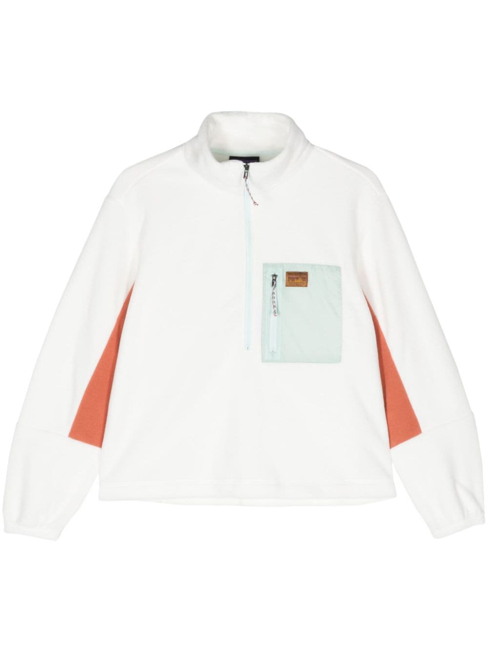 Patagonia Microdini half-zip sweatshirt - White von Patagonia