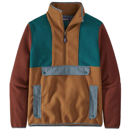 Patagonia - Synch Anorak - Fleecepullover Gr L;M;XXS braun von Patagonia