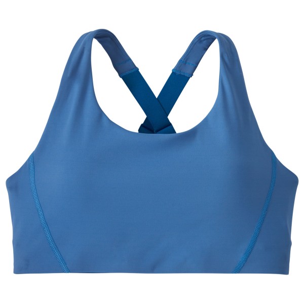 Patagonia - Women's Shadowlite Mid Impact Adjustable Bra - Sport-BH Gr L blau von Patagonia