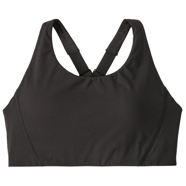 Patagonia - Women's Shadowlite Mid Impact Adjustable Bra - Sport-BH Gr S schwarz von Patagonia