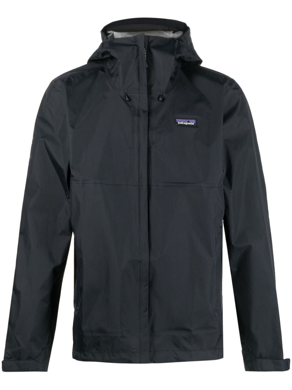 Patagonia long-sleeve recycled nylon coat - Black von Patagonia