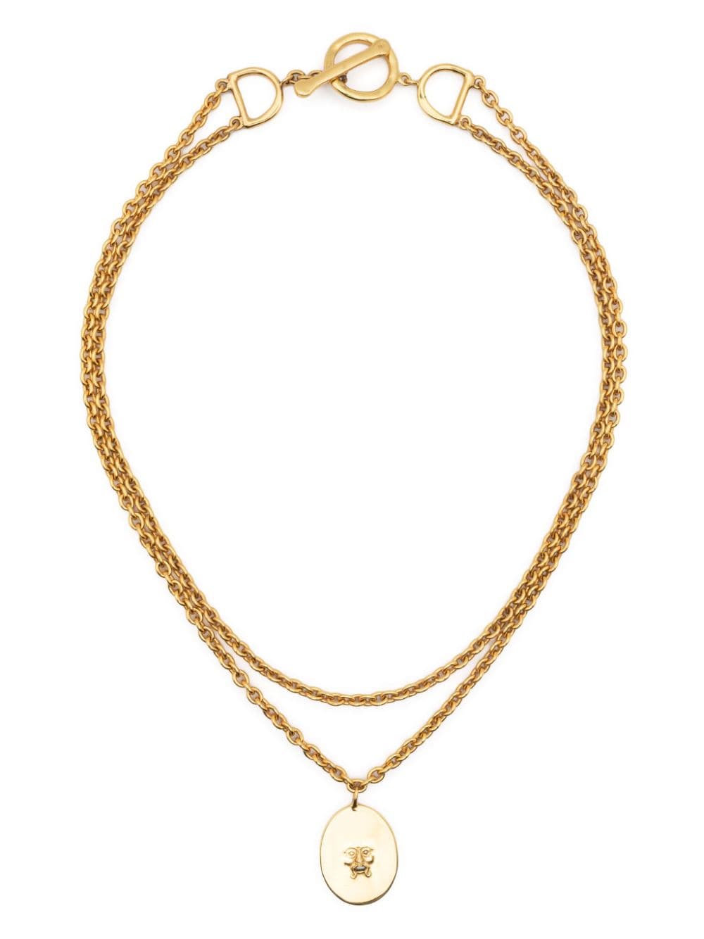 Patou Bocca charm necklace - Gold von Patou