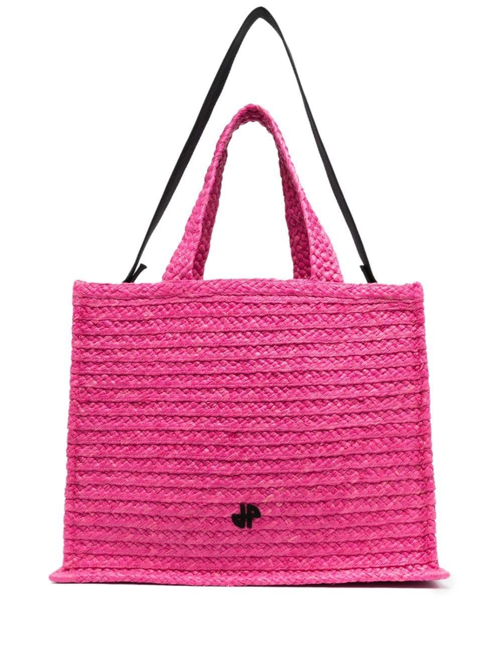 Patou JP raffia tote bag - Pink von Patou