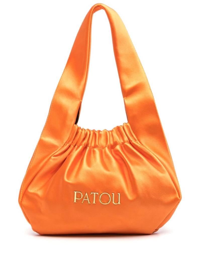 Patou Le Biscuit satin tote bag - Orange von Patou