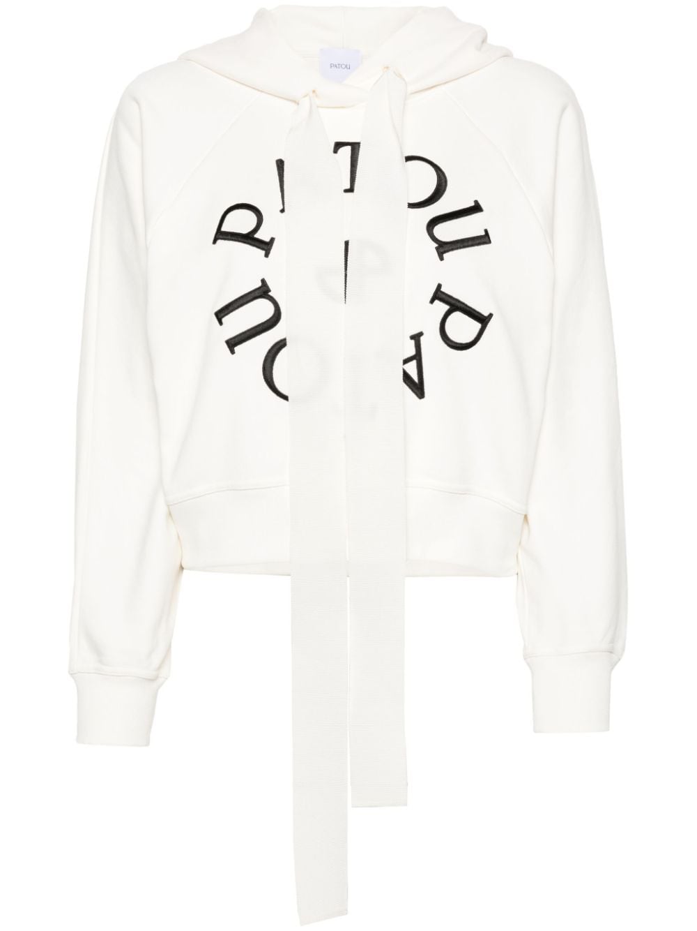 Patou Medallion organic-cotton hoodie - White von Patou
