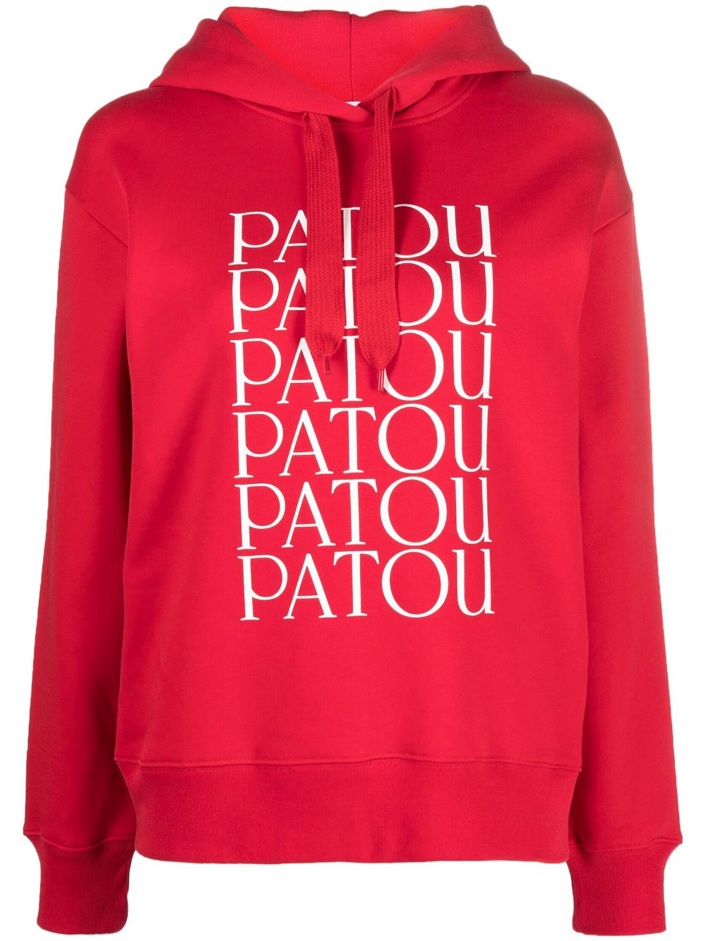 Patou Patou Patou cotton hoodie - Red von Patou