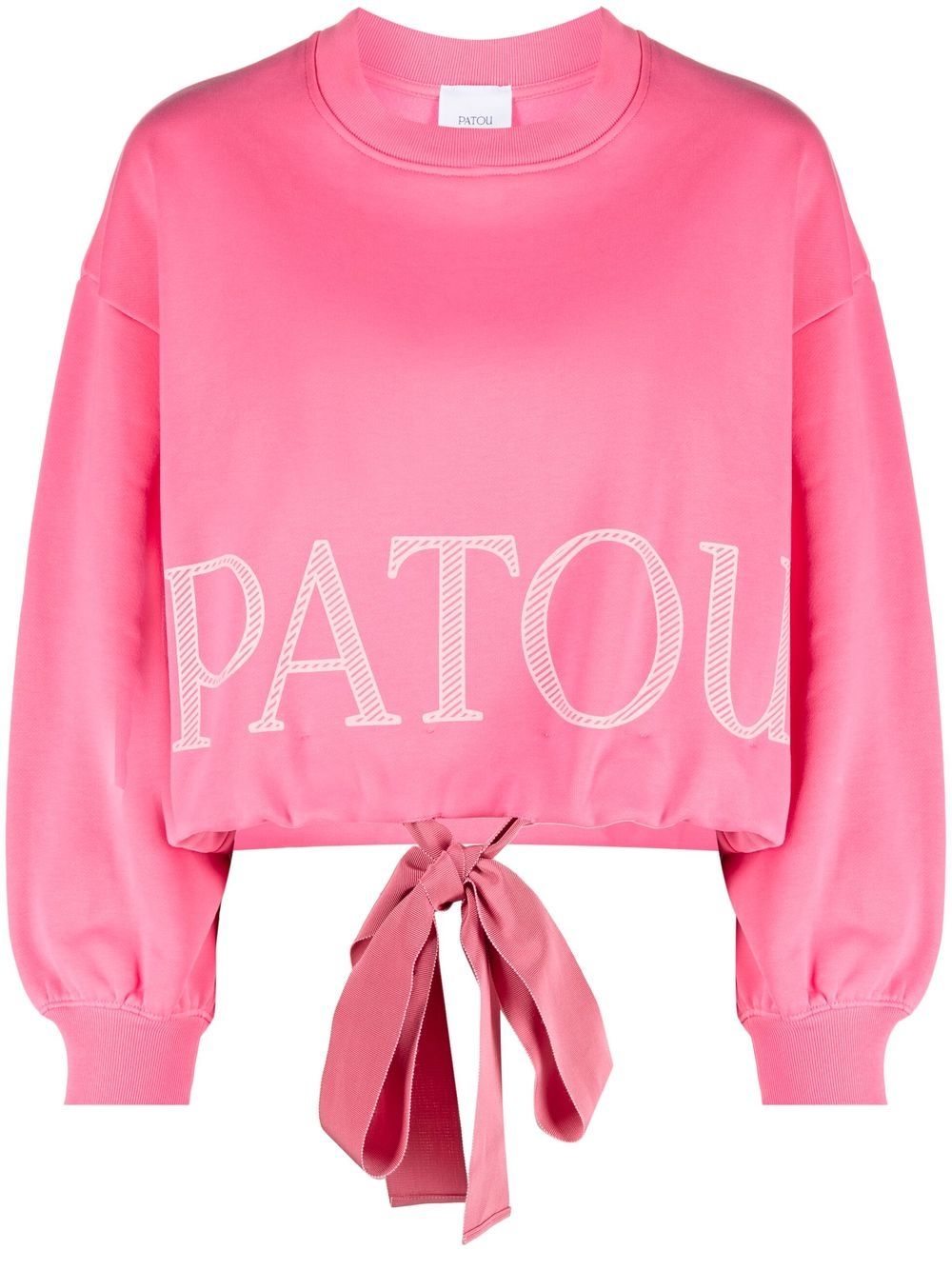 Patou cropped logo-print sweatshirt - Pink von Patou