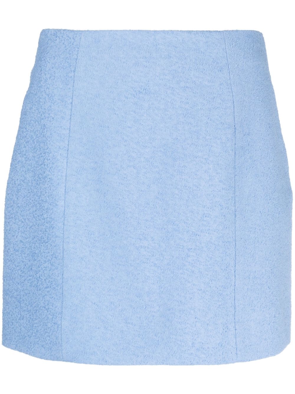 Patou linen-blend miniskirt - Blue von Patou