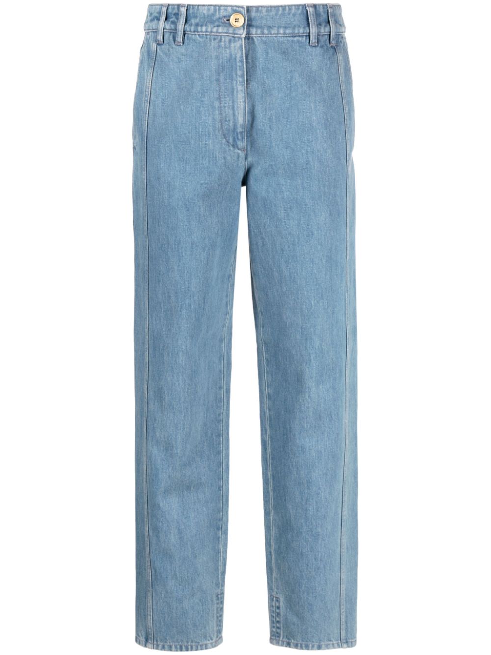 Patou Cargo low-rise tapered jeans - Blue von Patou