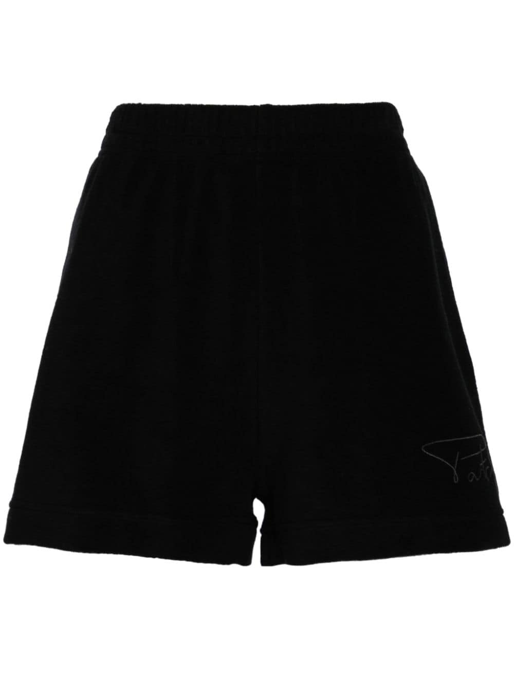 Patou logo-embroidered terry shorts - Black von Patou