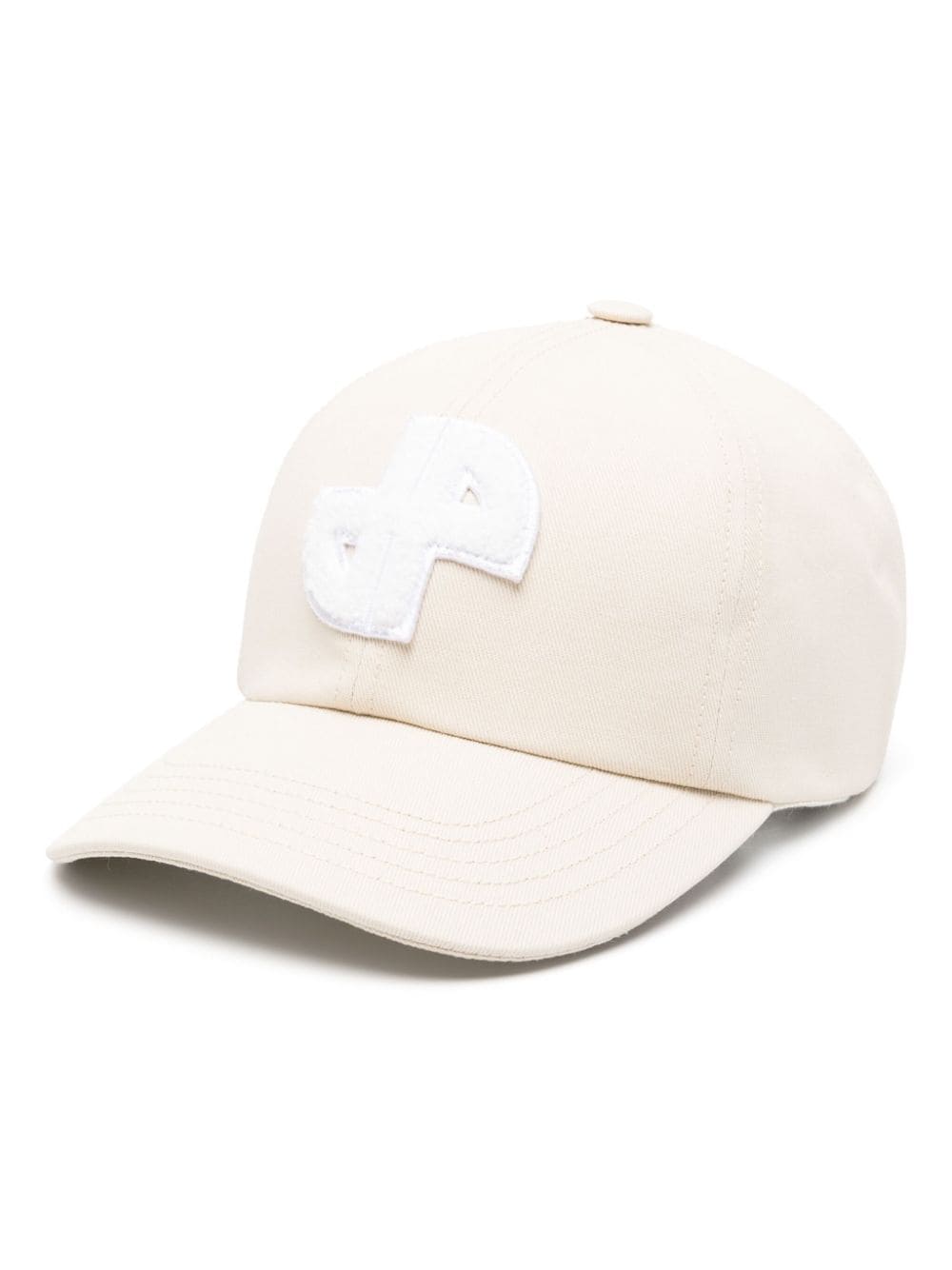 Patou JP cotton baseball cap - Neutrals von Patou