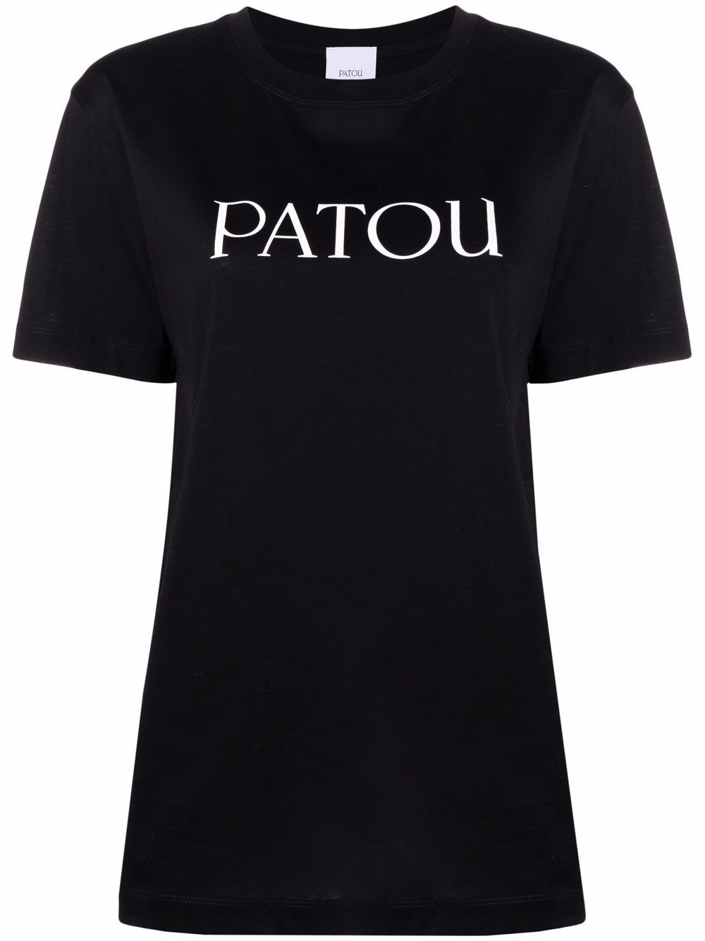 Patou logo-print organic-cotton T-shirt - Black von Patou