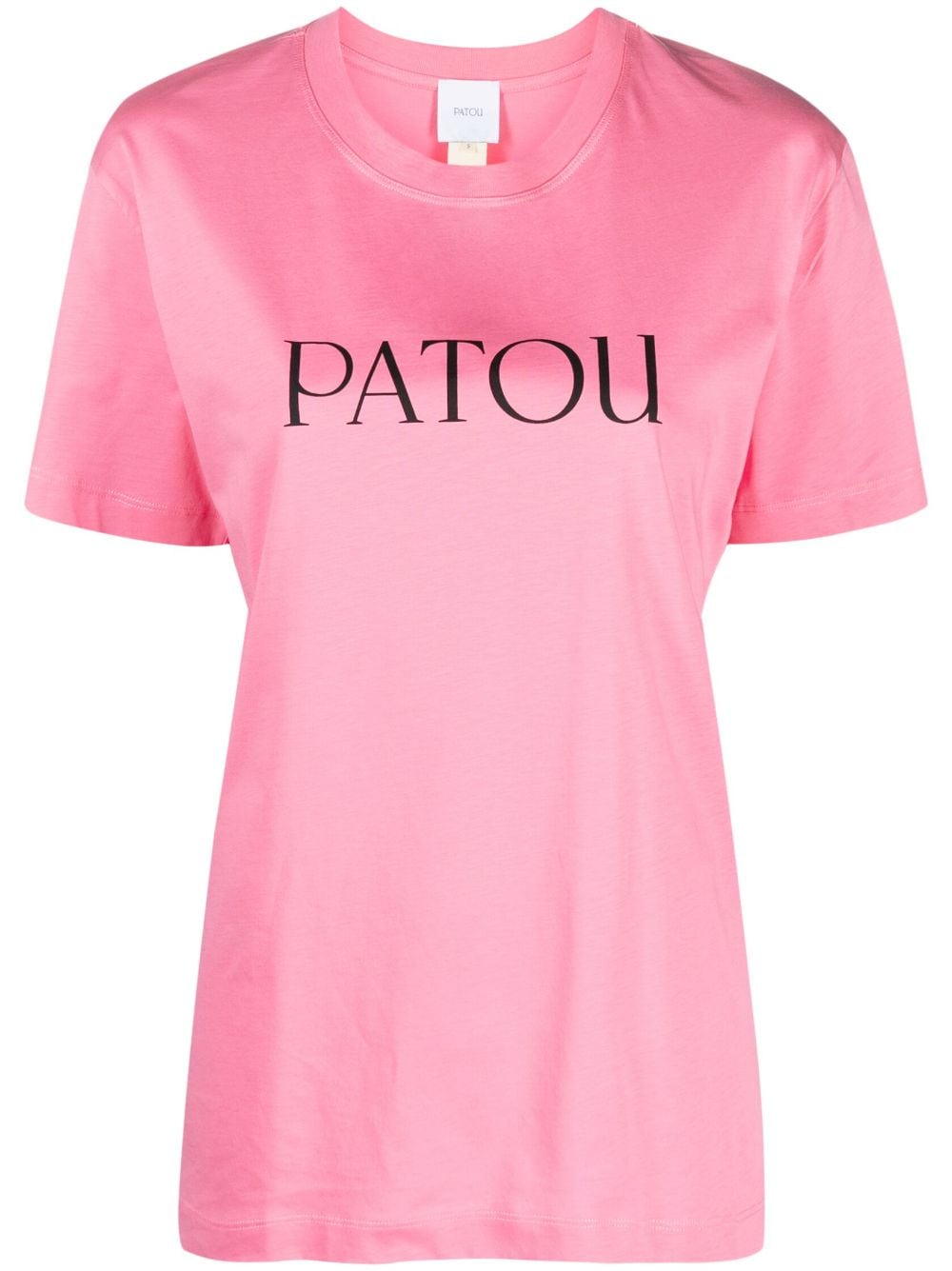 Patou logo-print organic cotton T-shirt - Pink von Patou