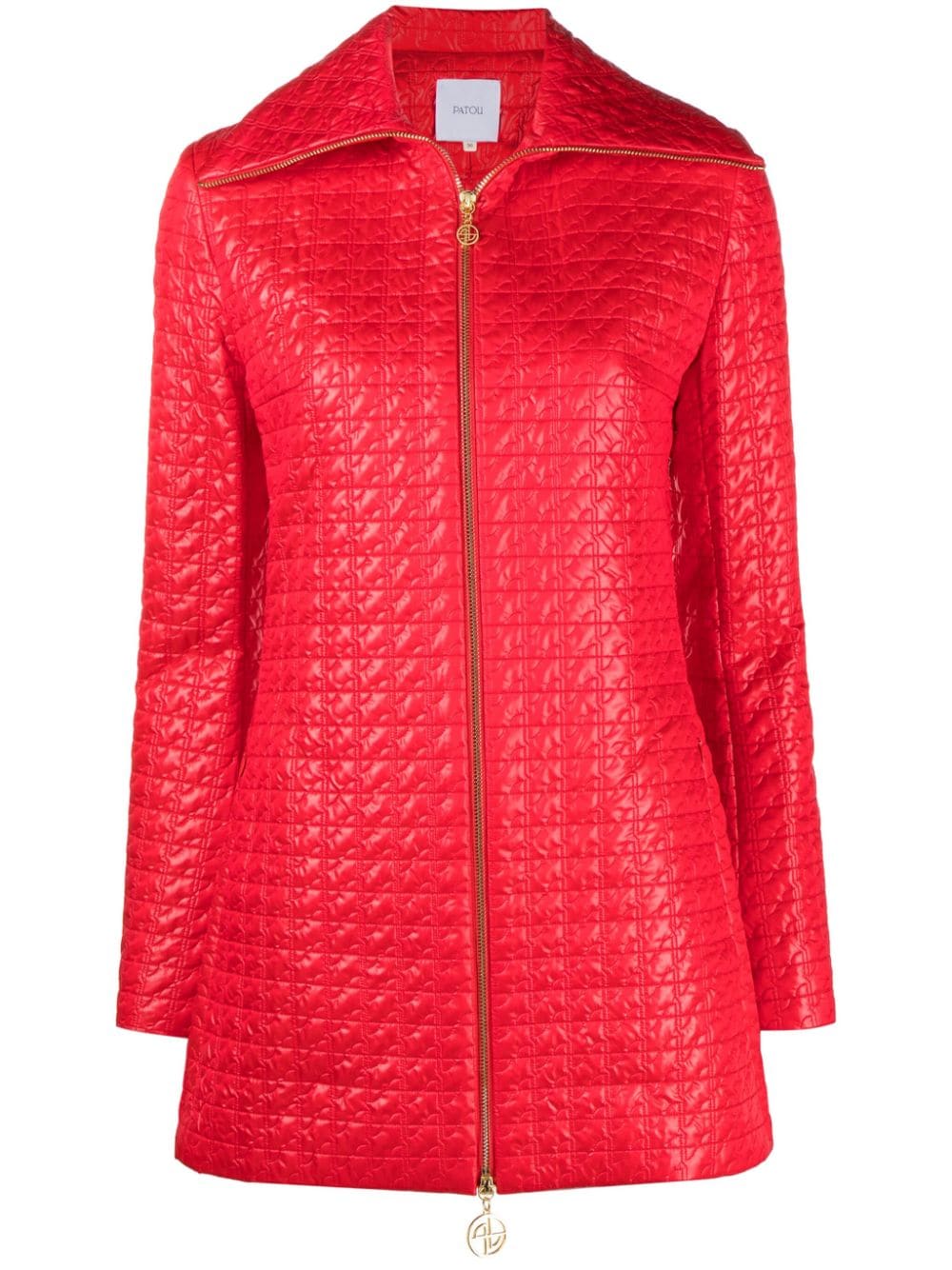 Patou monogram-quilted shell jacket - Red von Patou