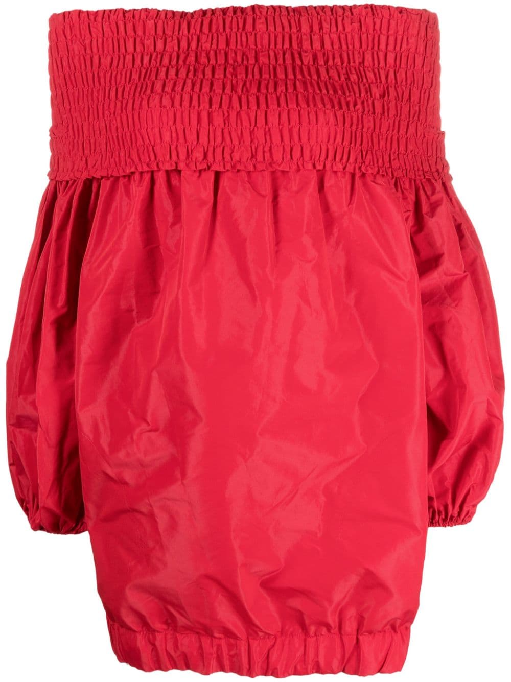 Patou off-shoulder long-sleeve dress - Red von Patou