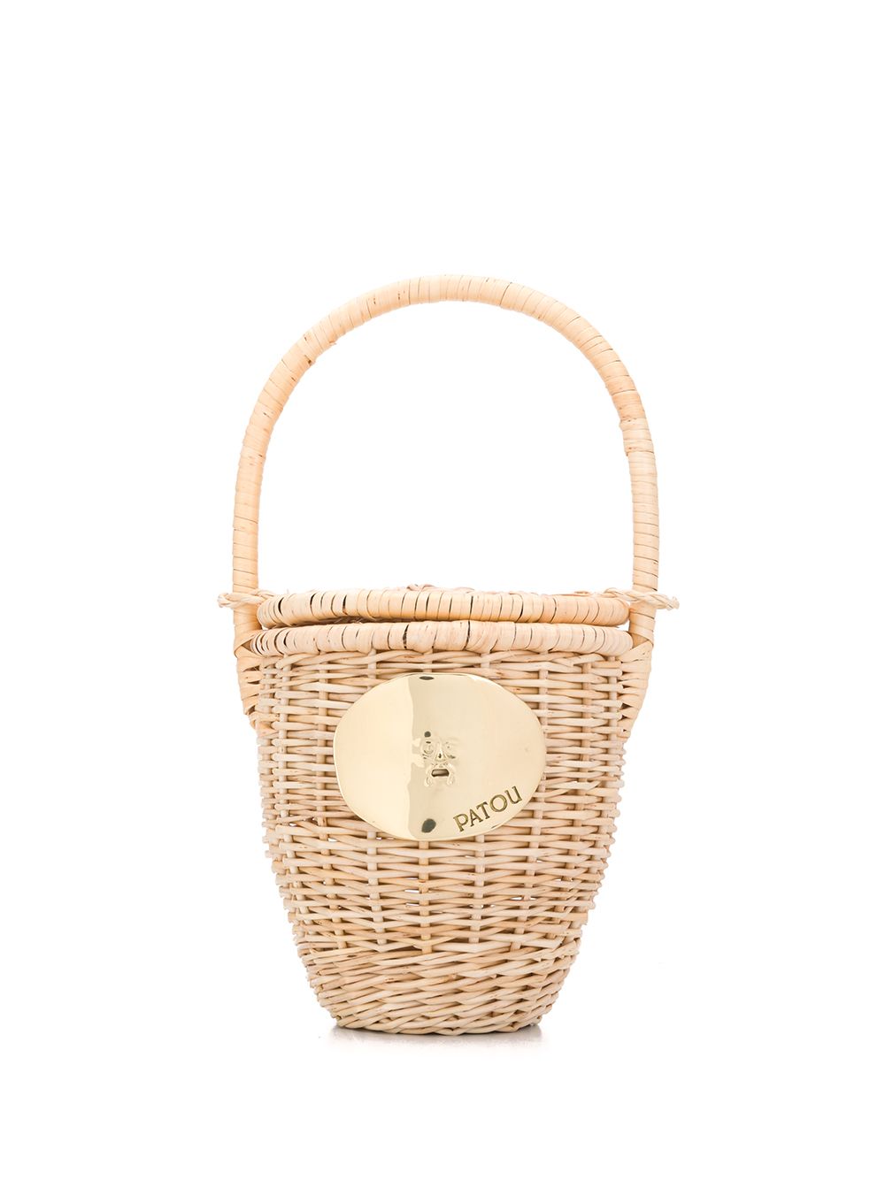 Patou wicker basket tote bag - Neutrals von Patou