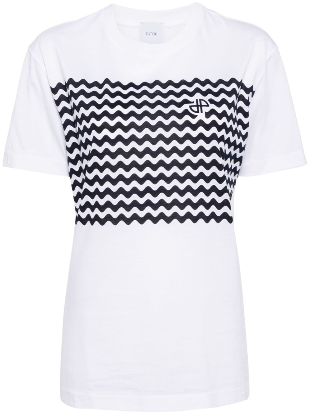 Patou Waves organic-cotton T-shirt - White von Patou