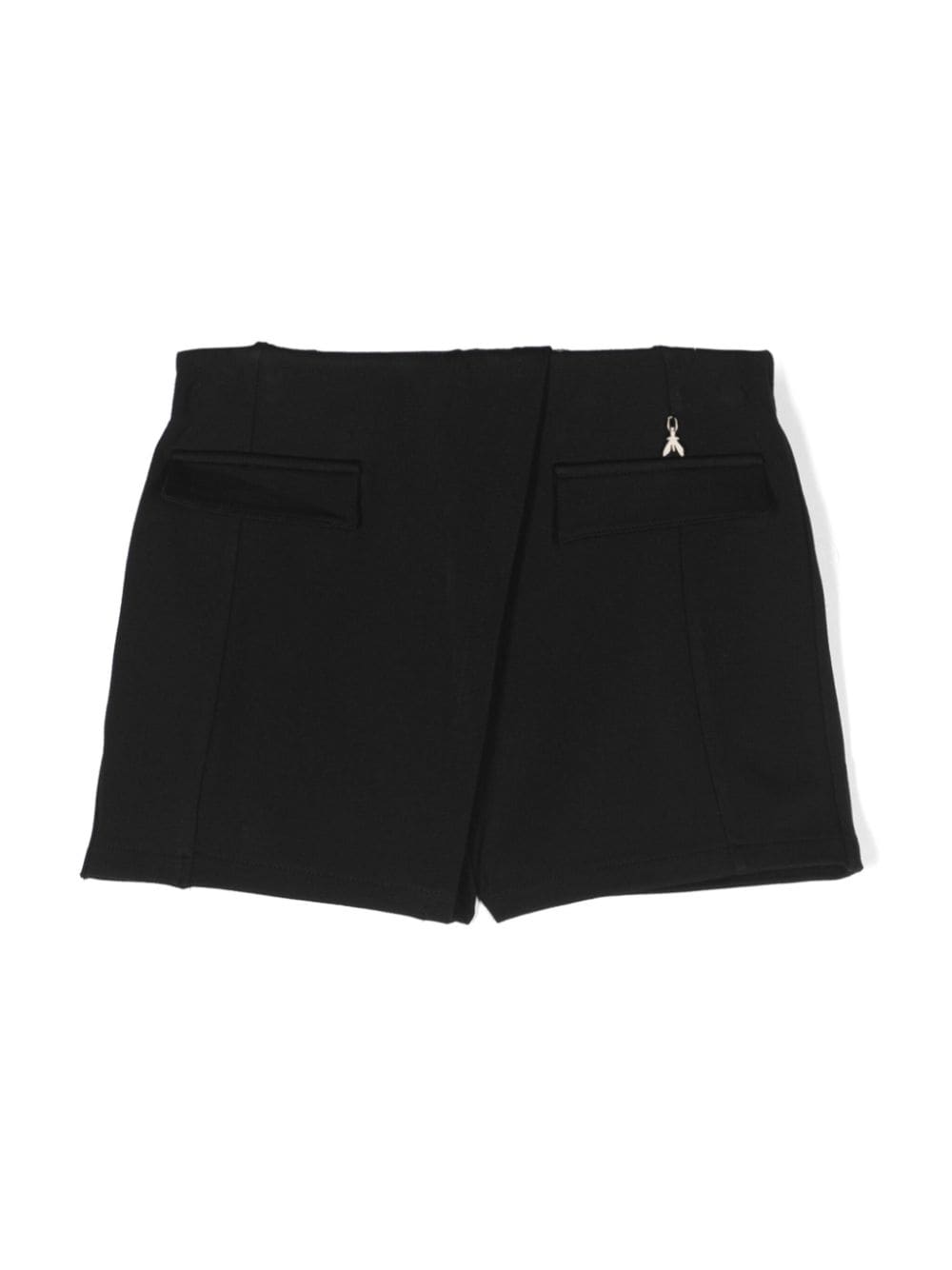 Patrizia Pepe girl logo-charm short shorts - Black von Patrizia Pepe girl