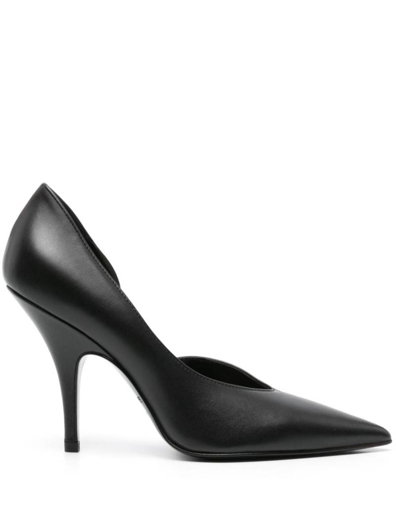 Patrizia Pepe 100mm leather pumps - Black von Patrizia Pepe