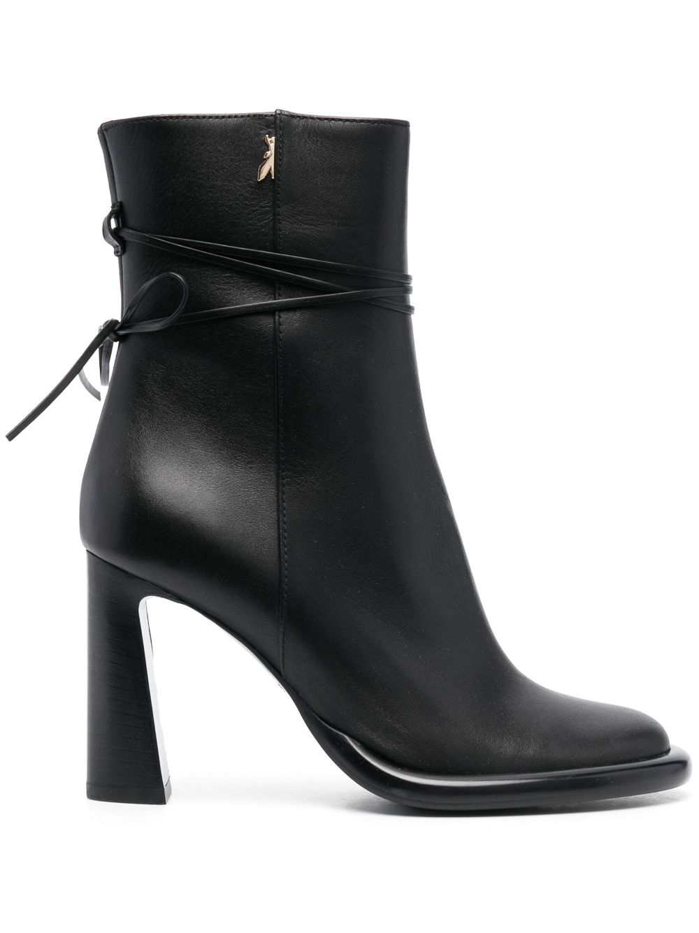 Patrizia Pepe 95mm leather ankle boots - Black von Patrizia Pepe