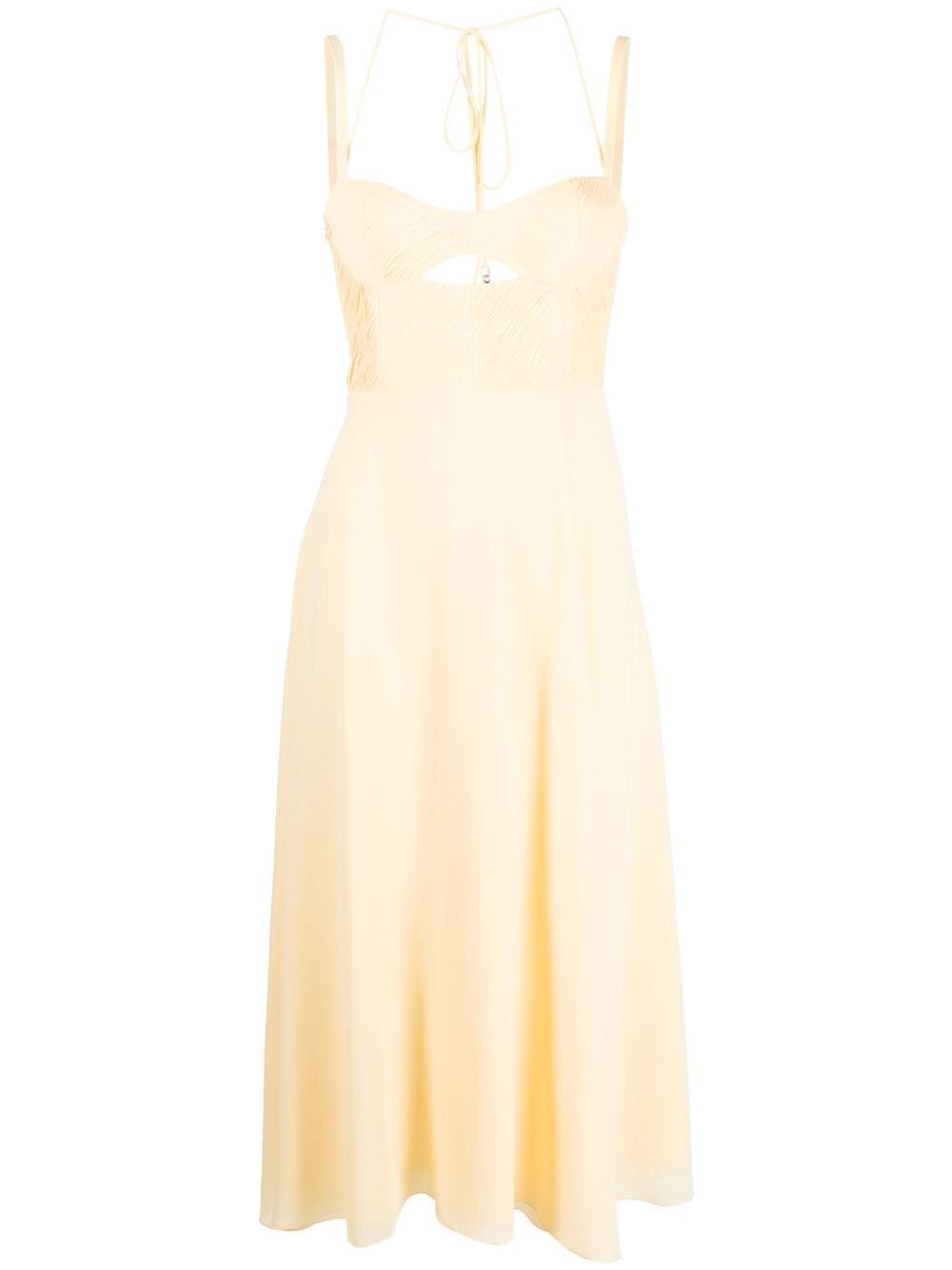 Patrizia Pepe Abito bustier morbido dress - Yellow von Patrizia Pepe