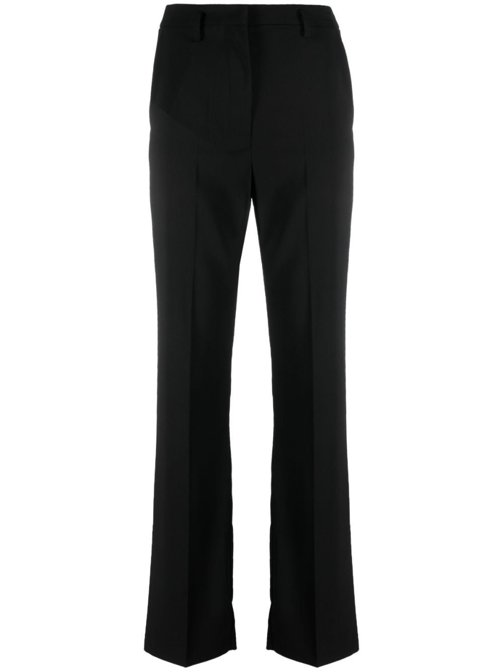 Patrizia Pepe Essential tailored straight-leg trousers - Black von Patrizia Pepe