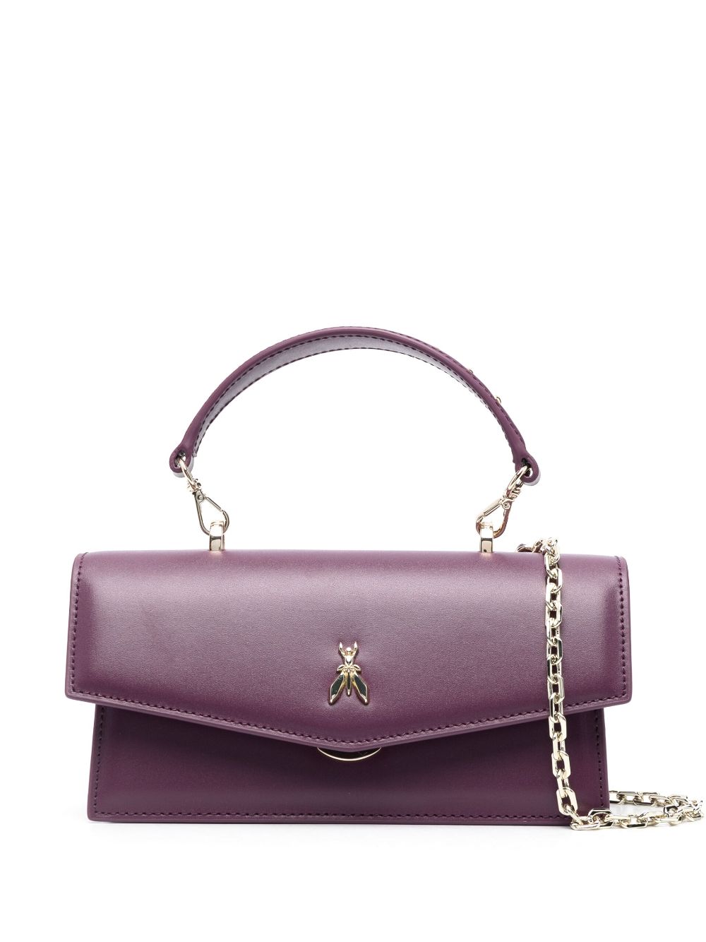 Patrizia Pepe Fly Bamby leather shoulder bag - Purple von Patrizia Pepe